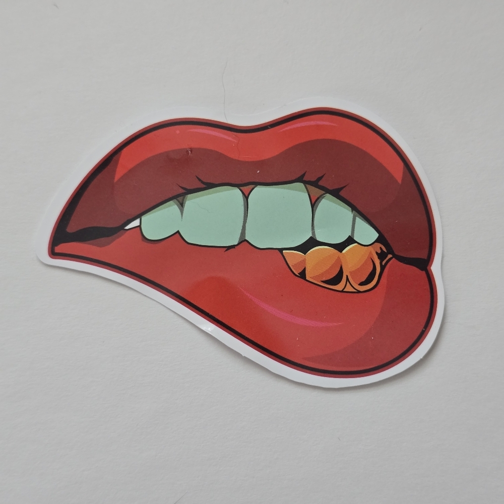 10/$10  Red Lips Sticker